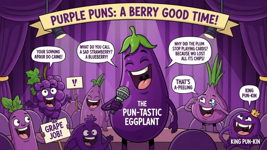 purple puns