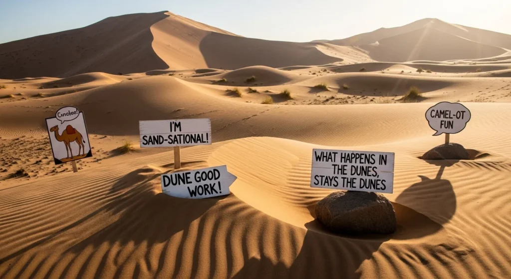 sand dune puns
