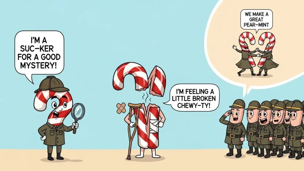 candy cane puns