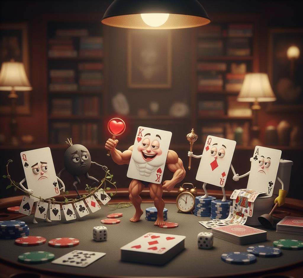 card puns