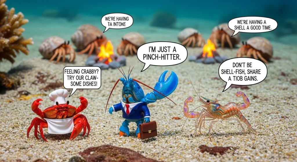 crustacean puns