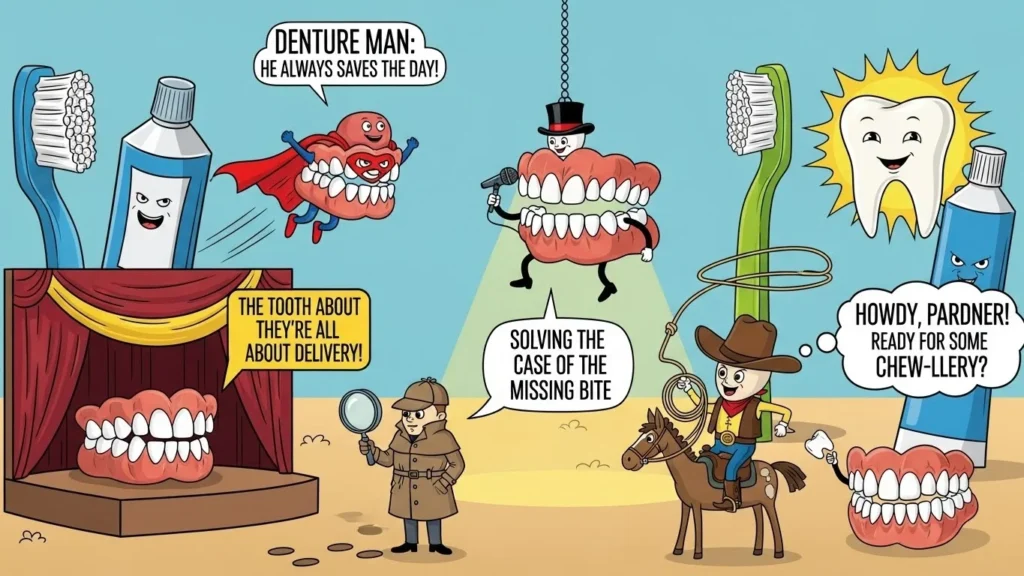 denture puns
