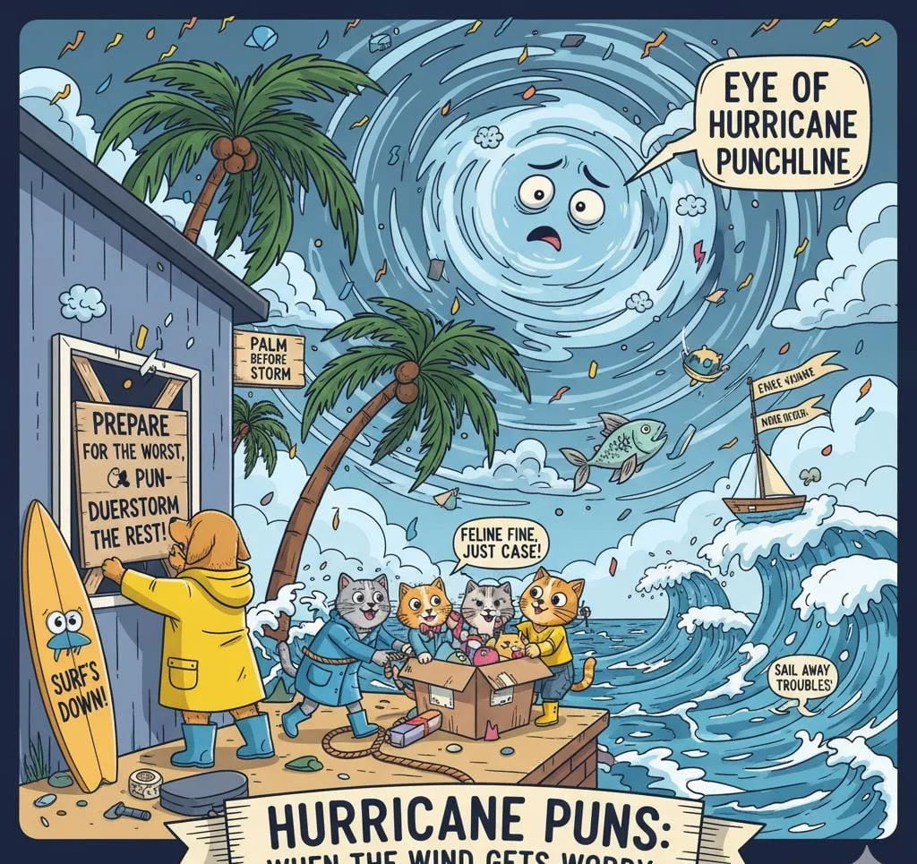 hurricane puns