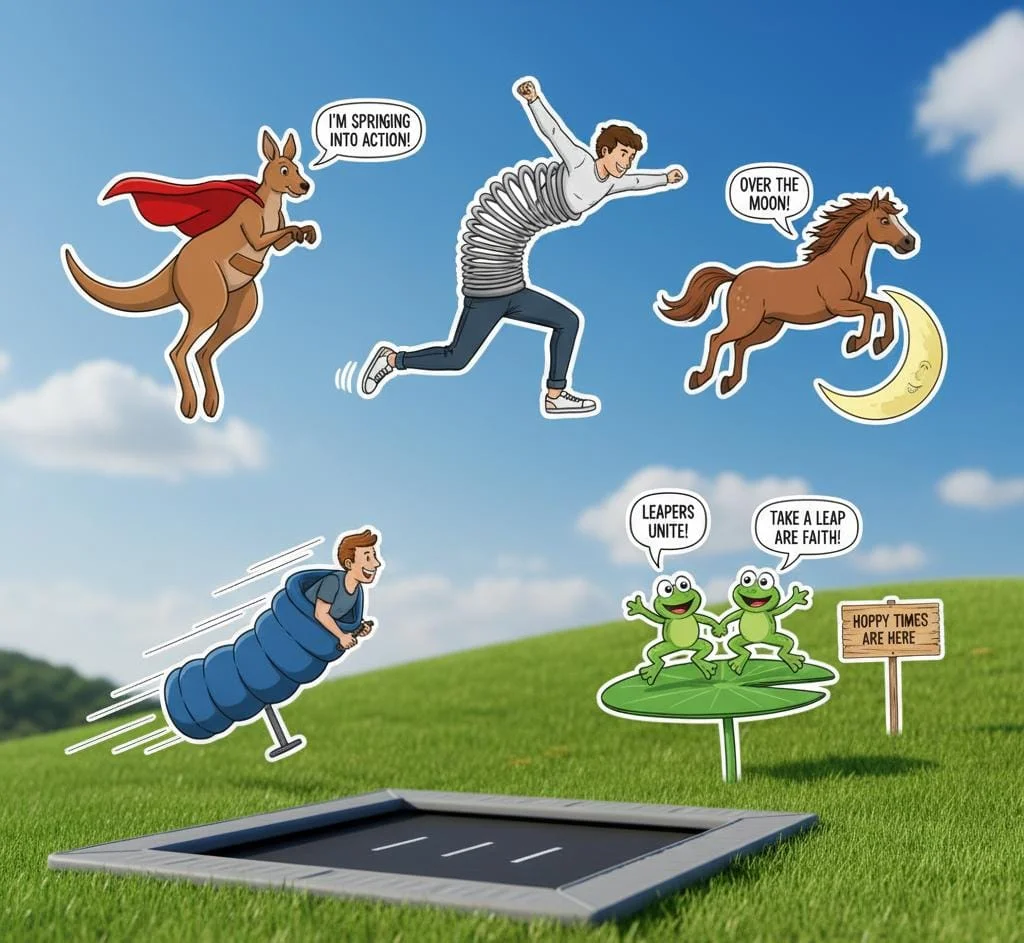 jumping puns