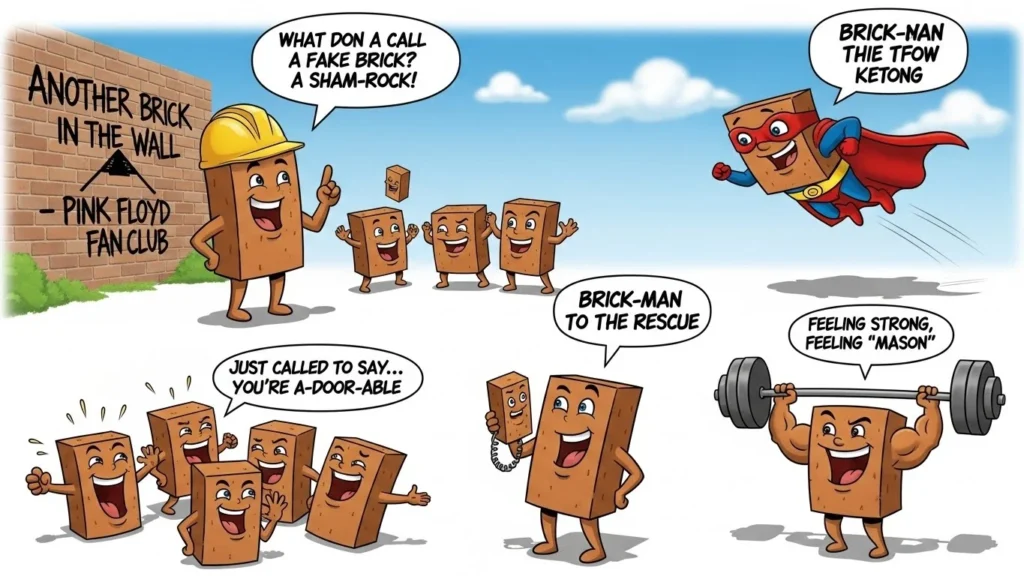 brick puns