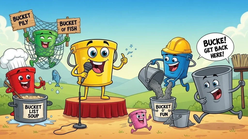 bucket puns