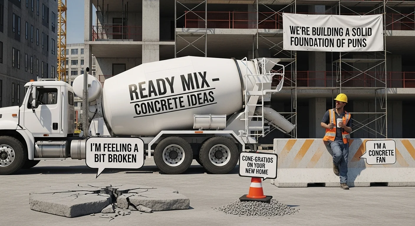 concrete puns
