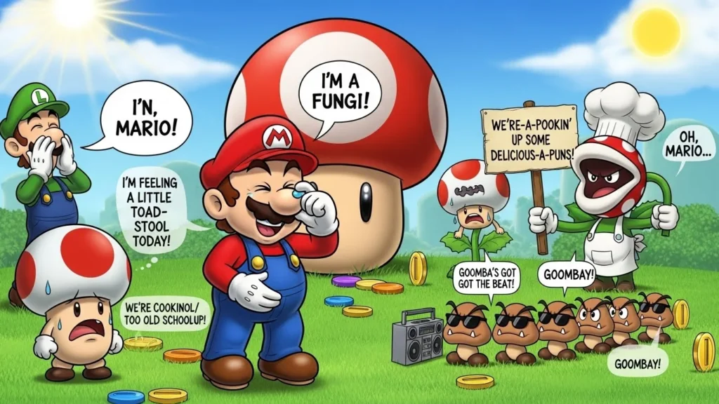 mario puns