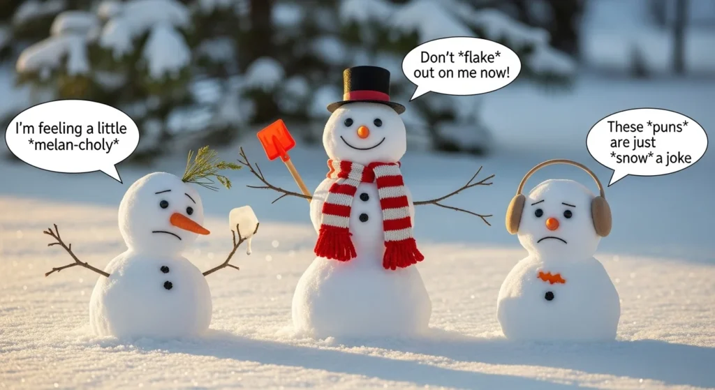 snowman puns