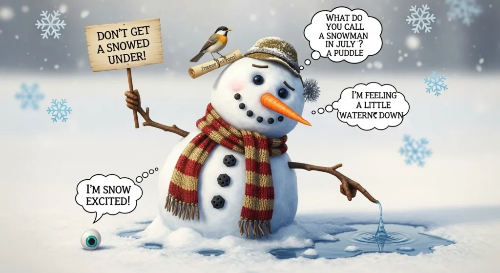 snowman puns