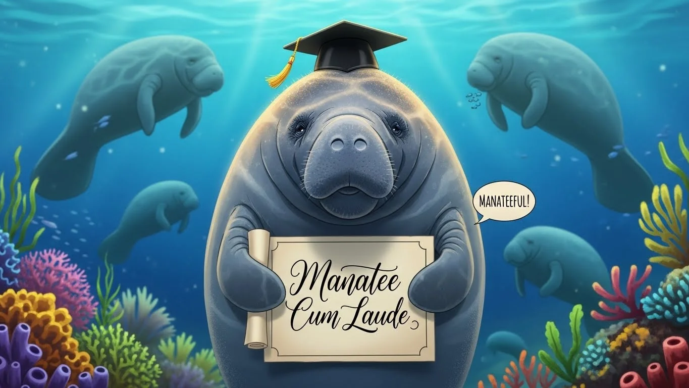 Cute Manatee Puns