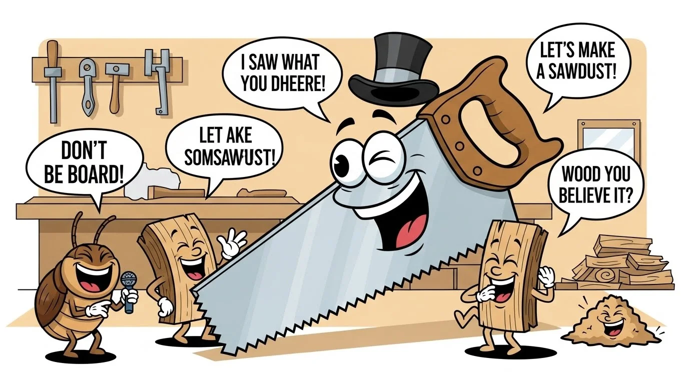 Saw Puns (Reddit-Style Dry Humor)