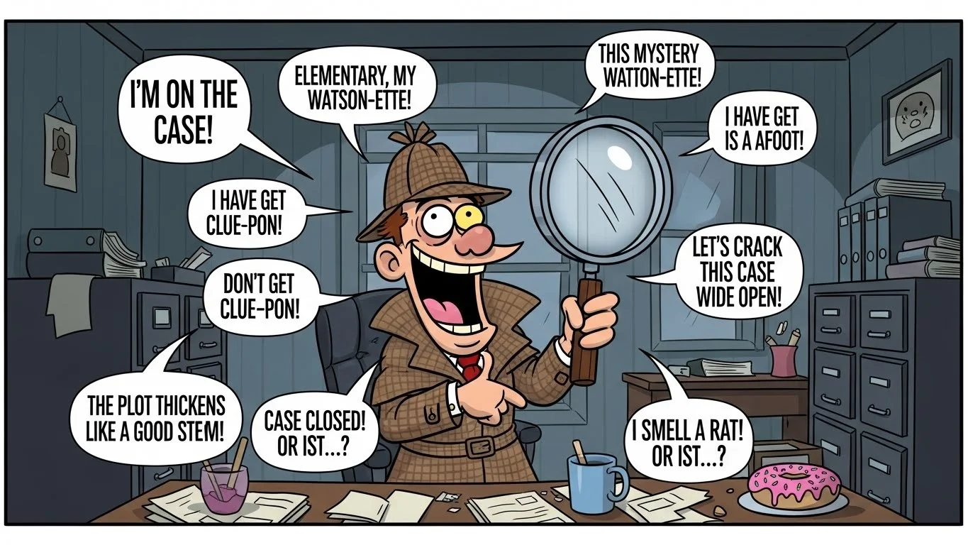 Short Detective Puns