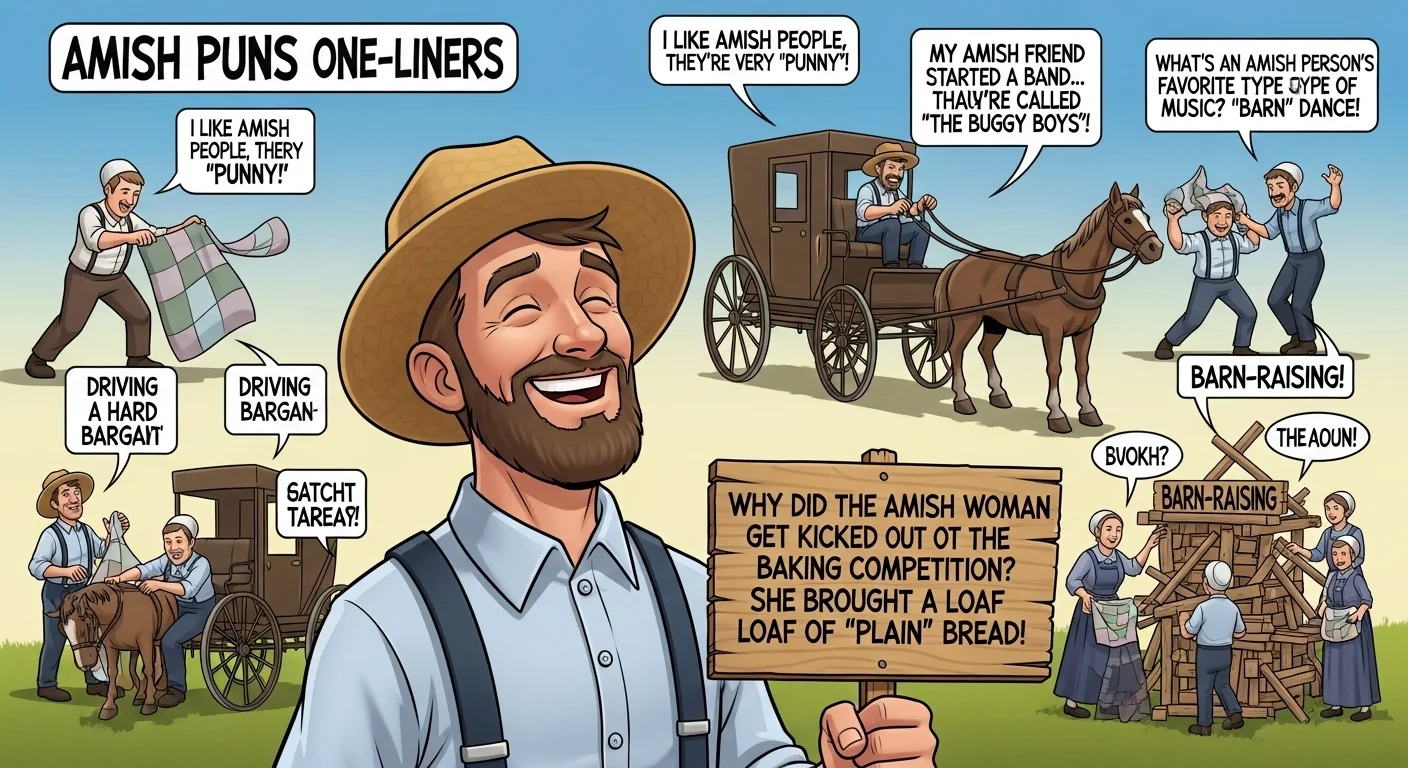Amish Puns One Liners