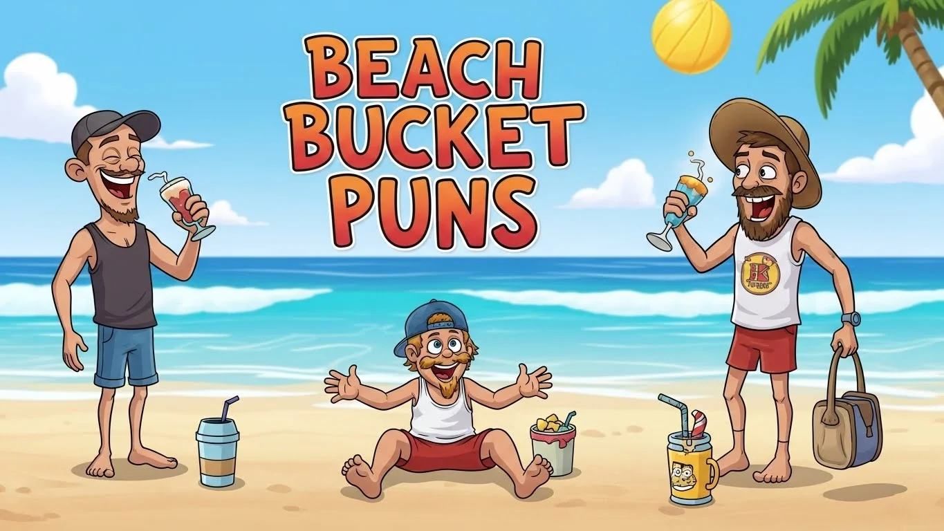 Beach Bucket Puns