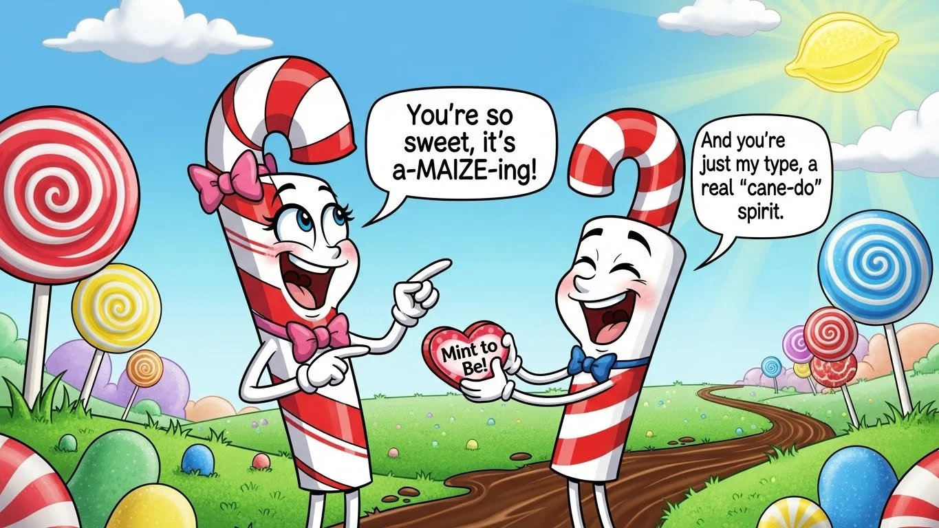 Candy Cane Love Puns