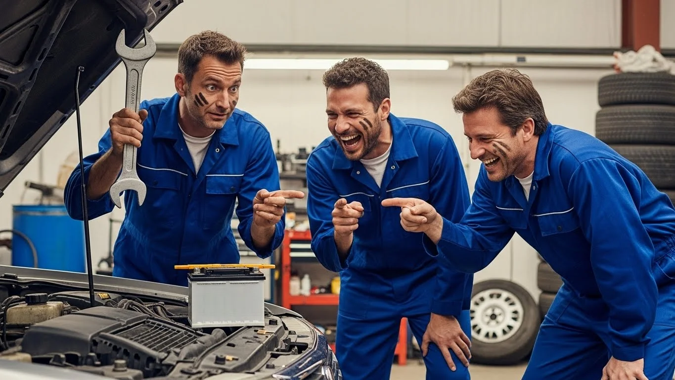 Car Battery Humor