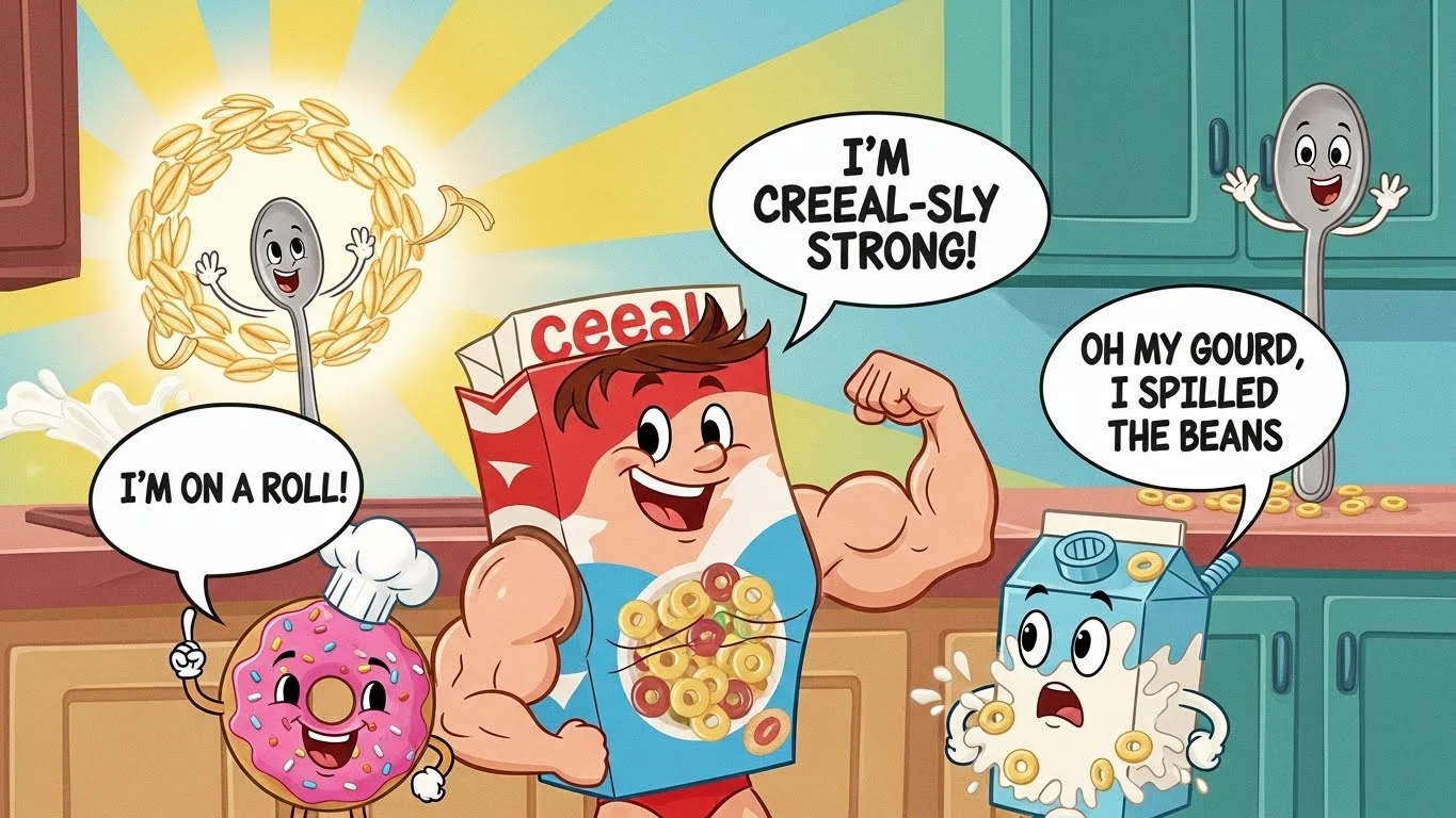 Cereal Puns Captions