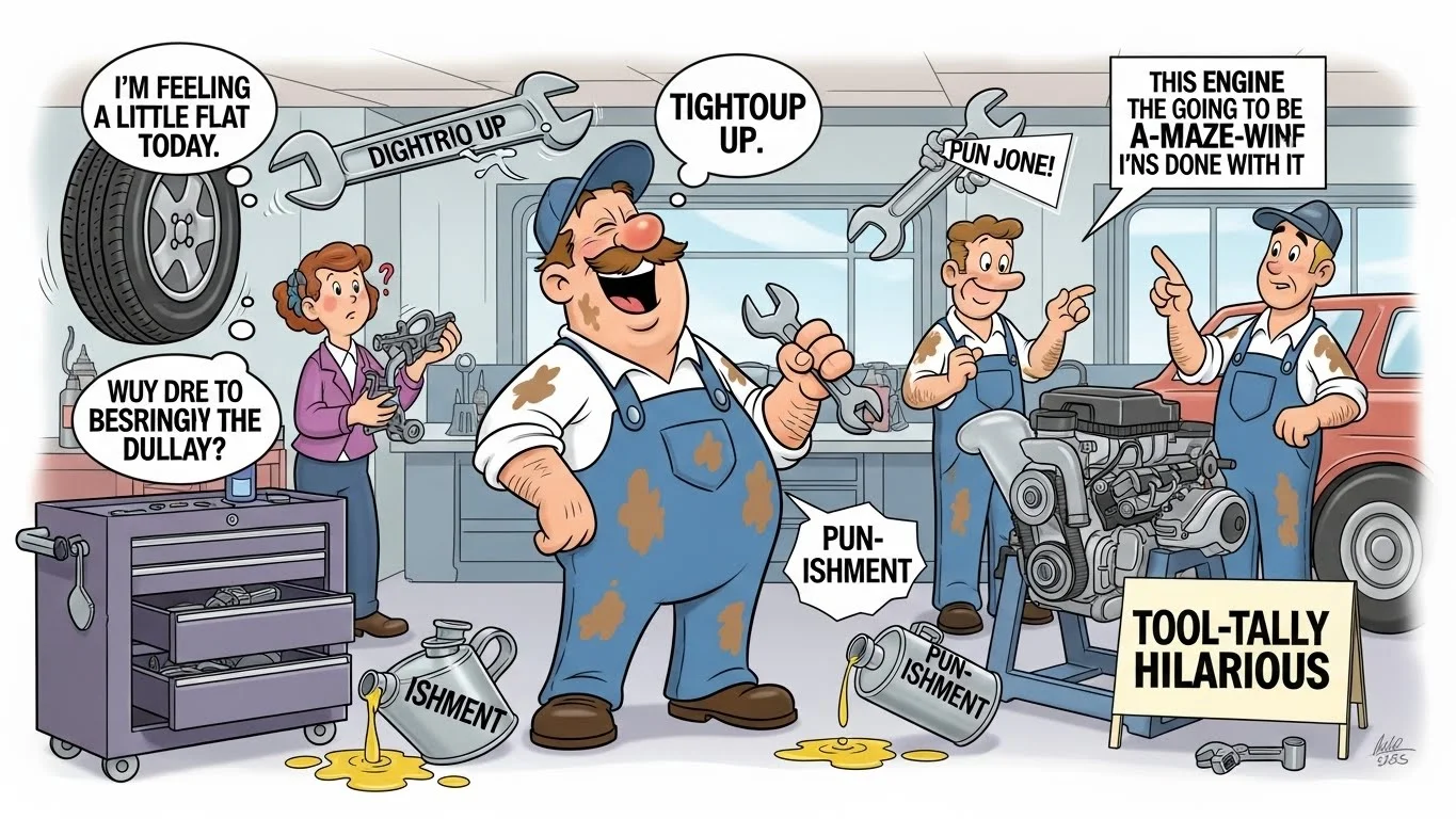 Classic Mechanic Puns