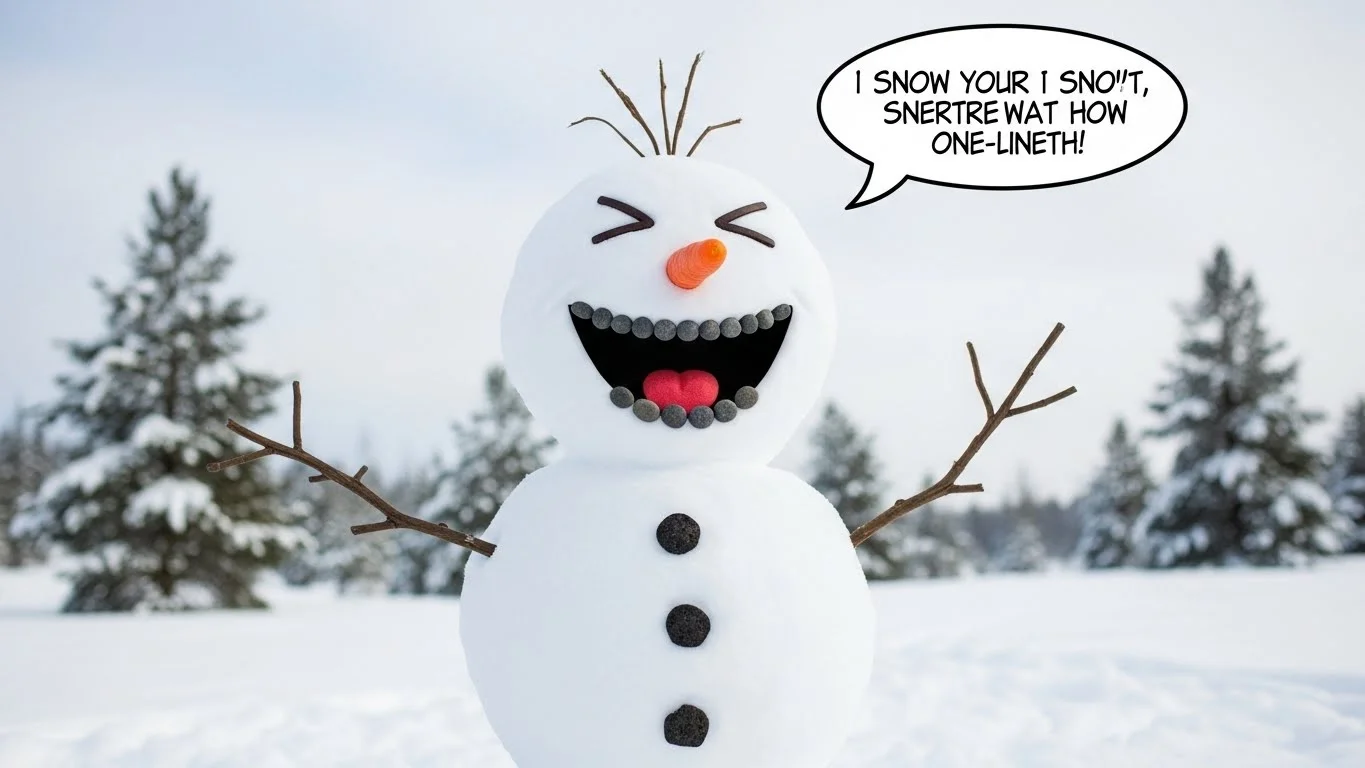 Classic Snow One-Liners