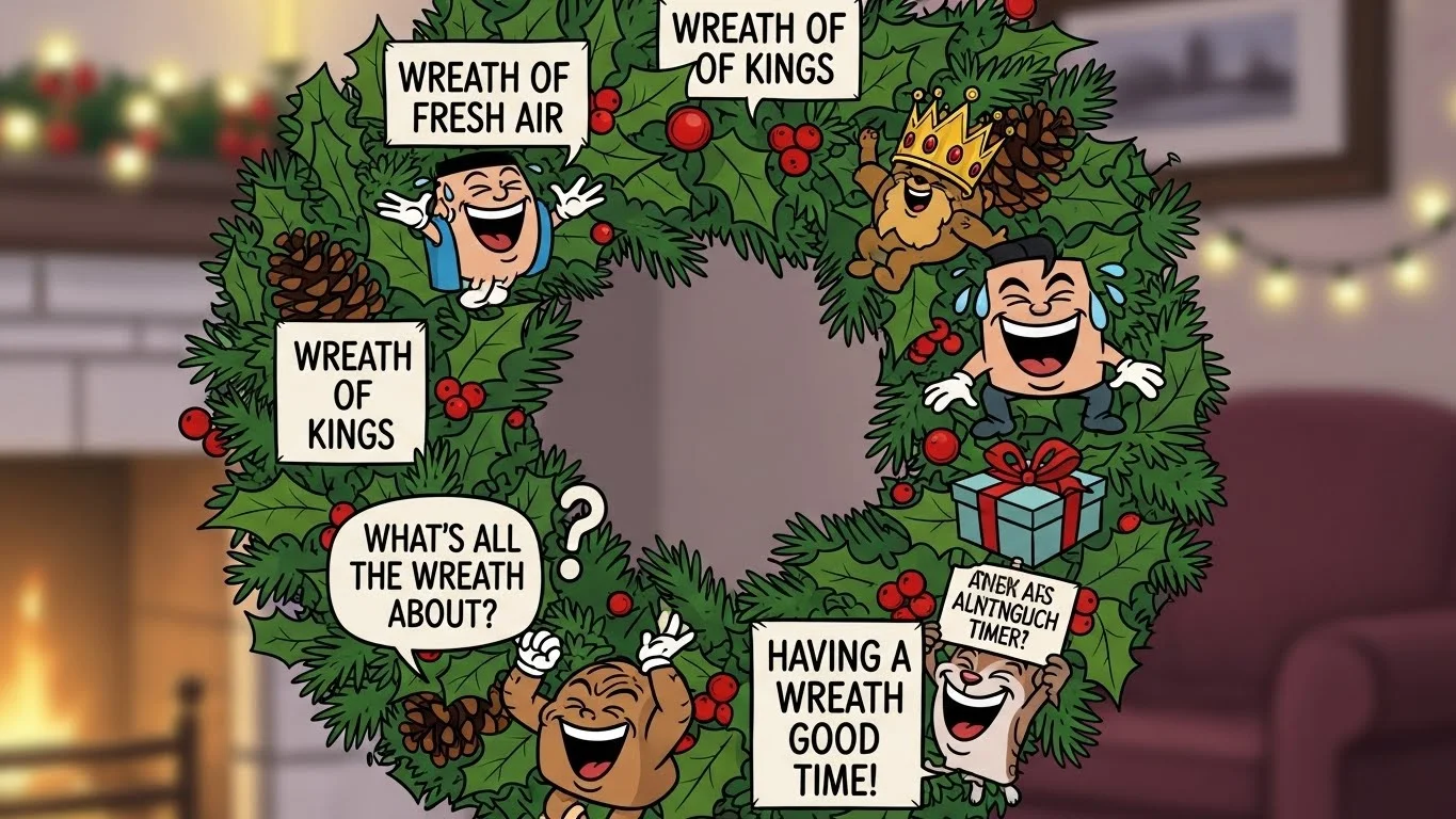 Classic Wreath Puns One Liners