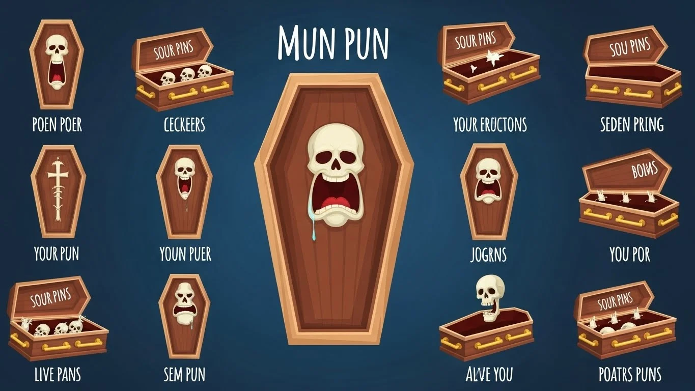 Coffin Puns Captions