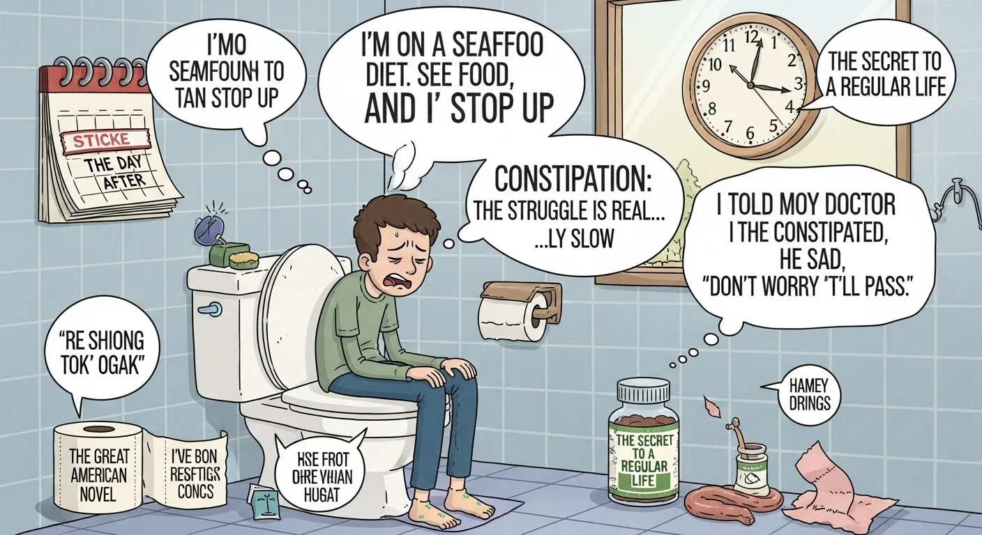 Constipation Puns One Liners