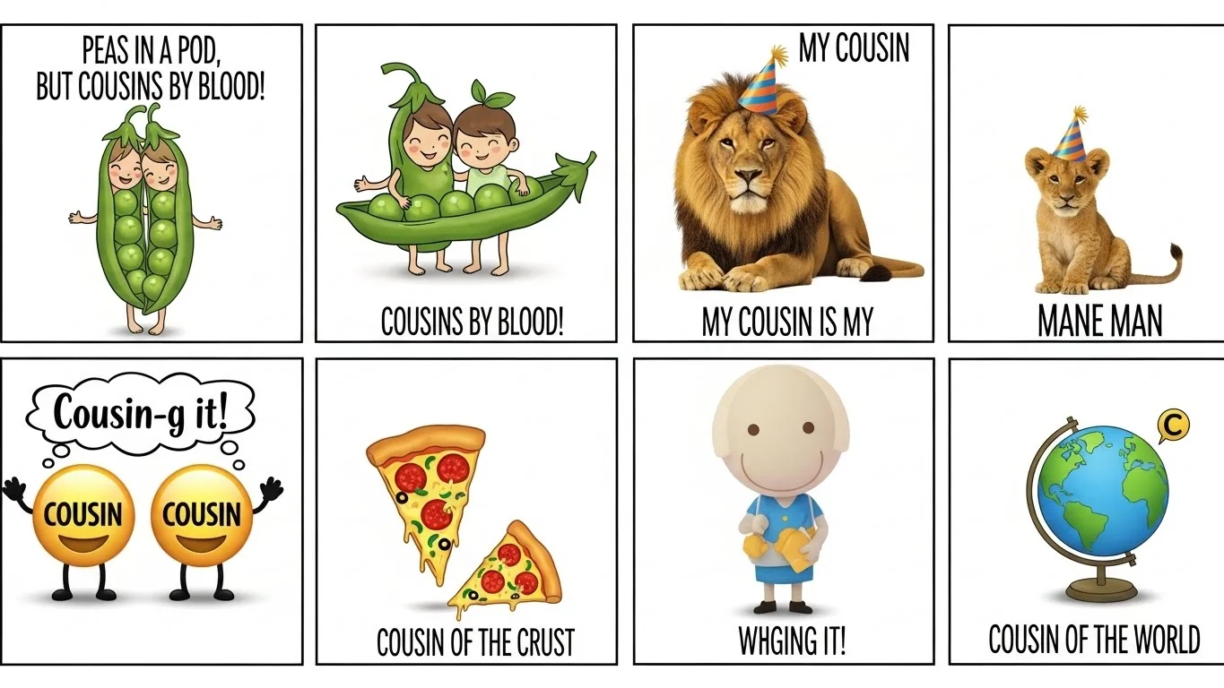 Cousin Puns One-Liners