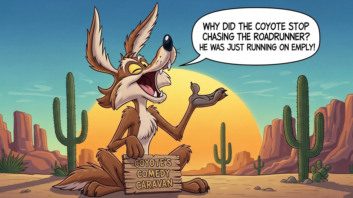 Coyote Puns One Liners