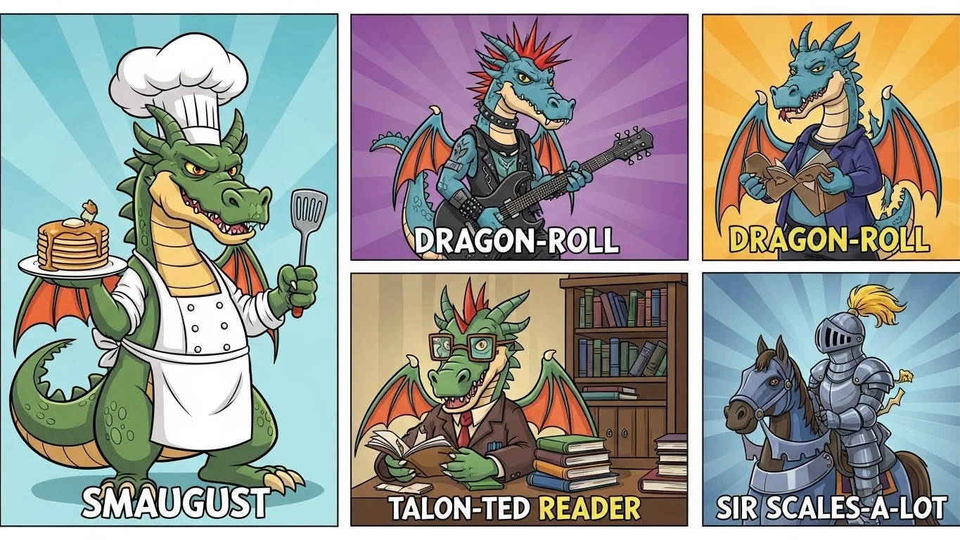 Dragon Puns Names