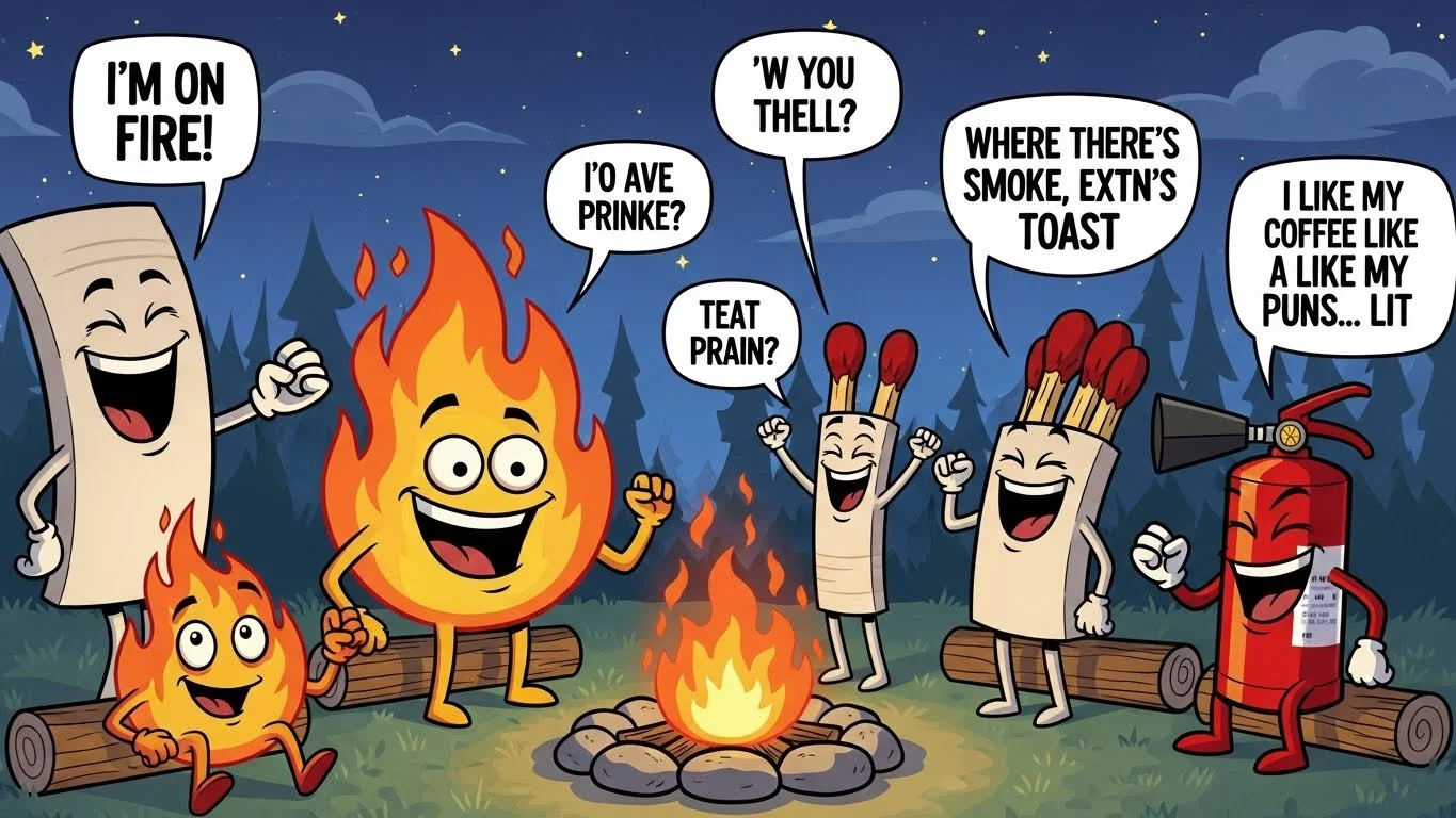 Fire Puns One Liners