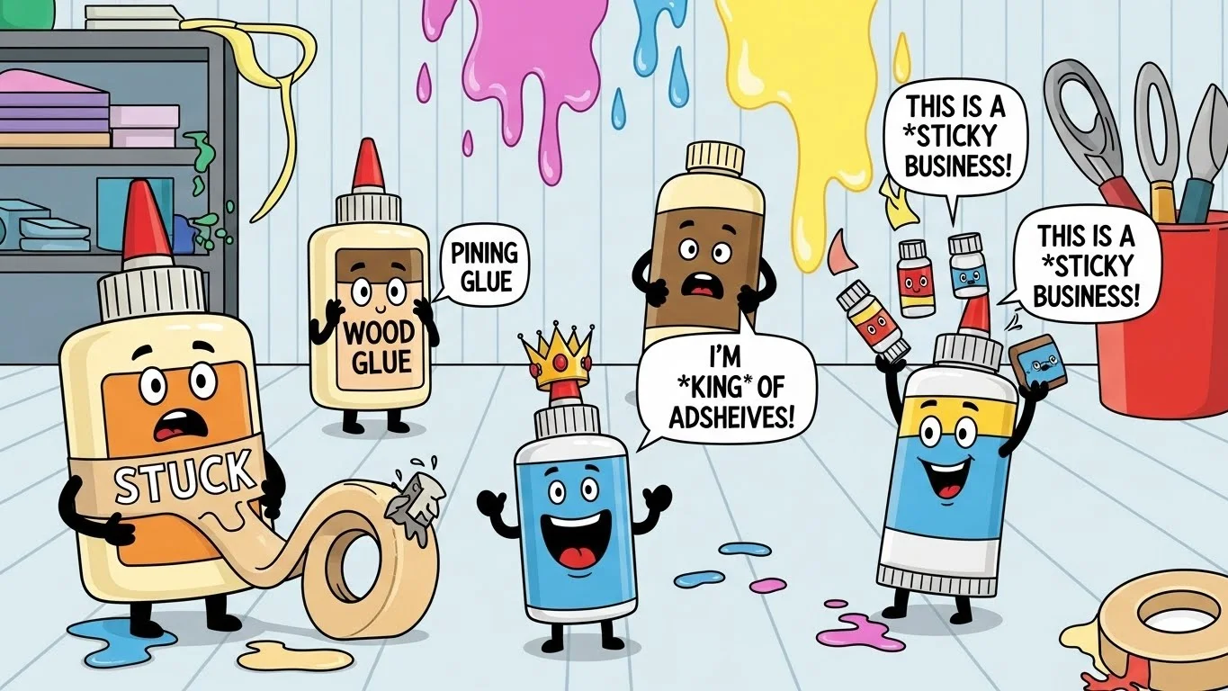 Glue Puns One-Liners