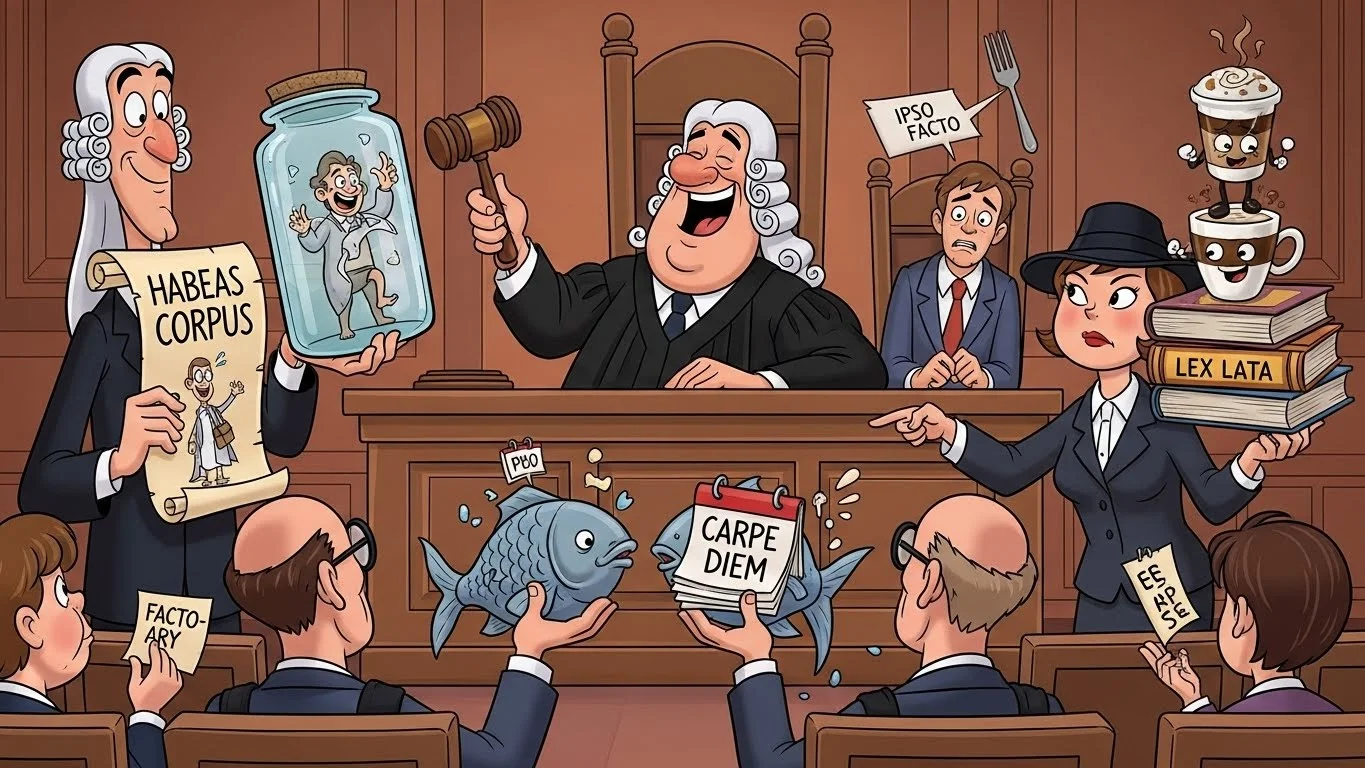 Law & Legal Latin Puns