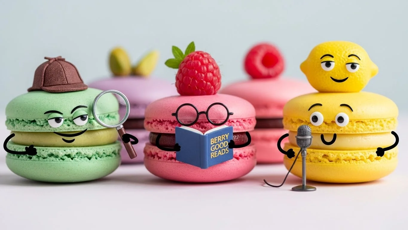 Macaron puns captions