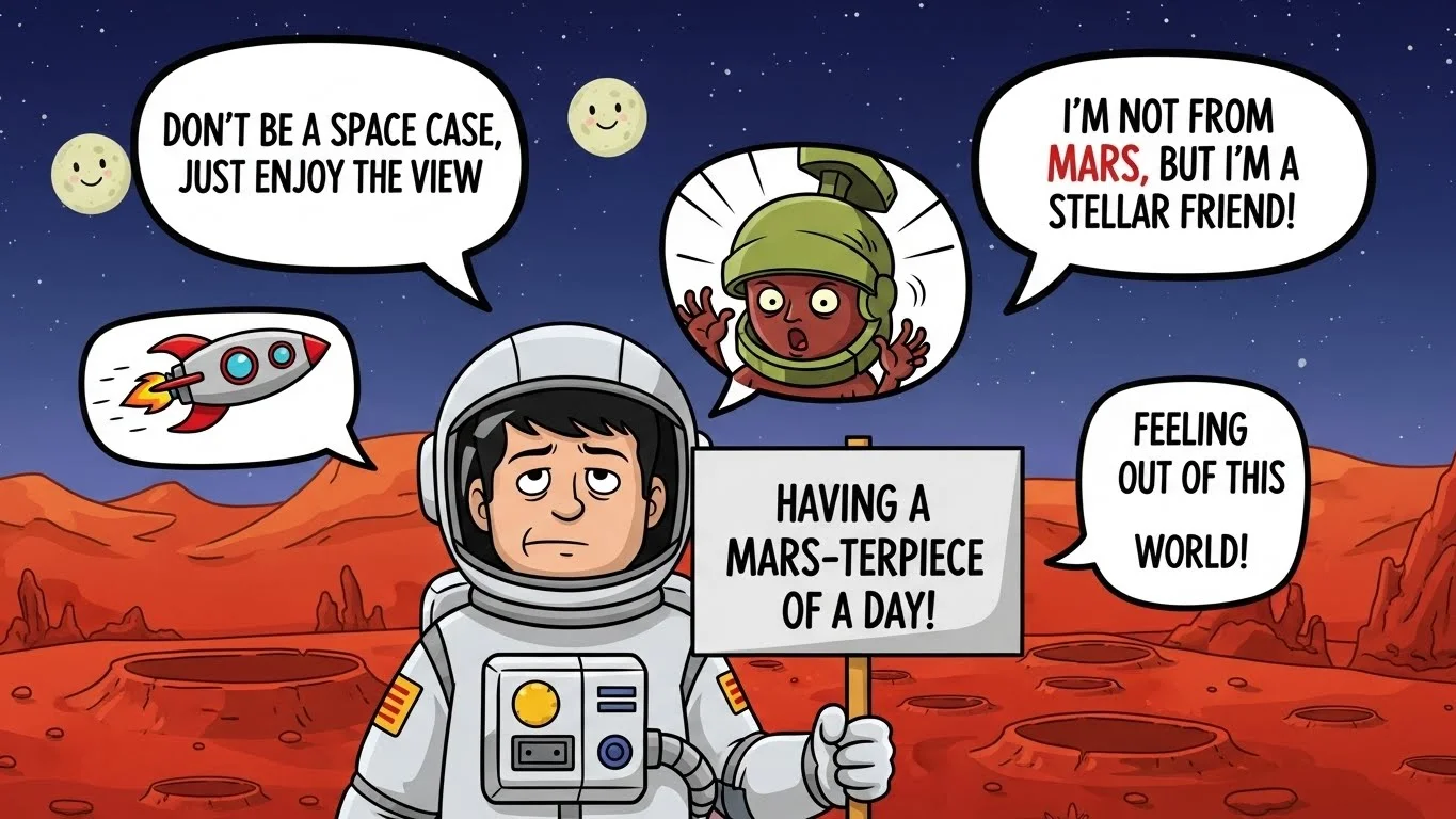 Mars Puns Captions