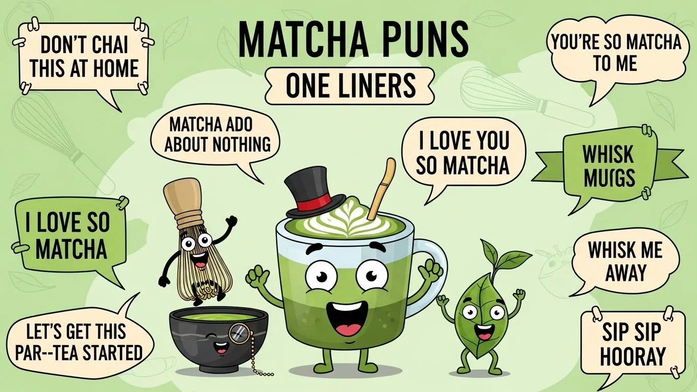 Matcha Puns One Liners