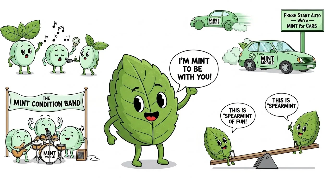 Mint Puns in English