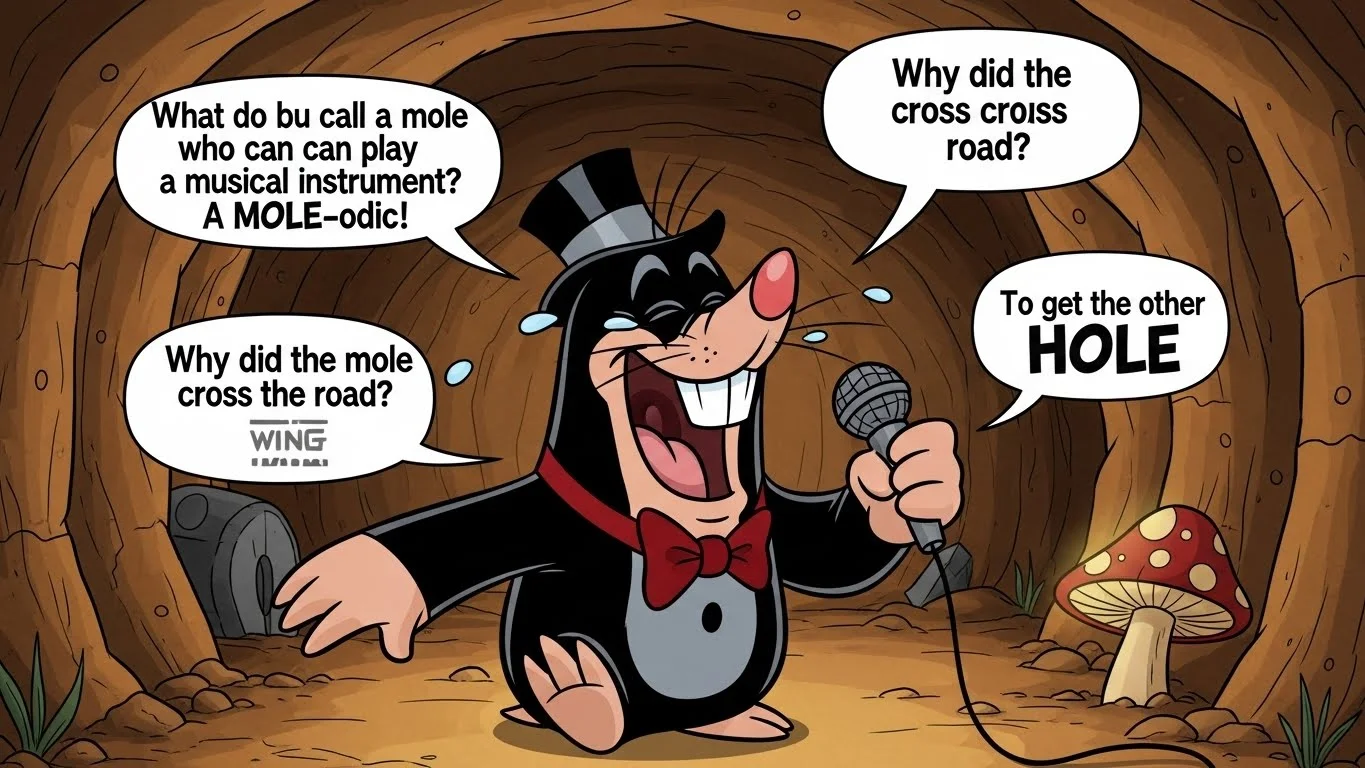 Mole Puns One Liners
