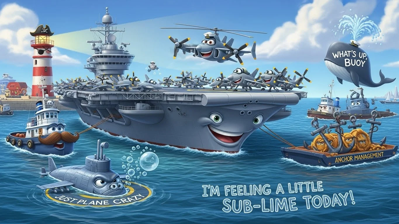 Navy Puns in English