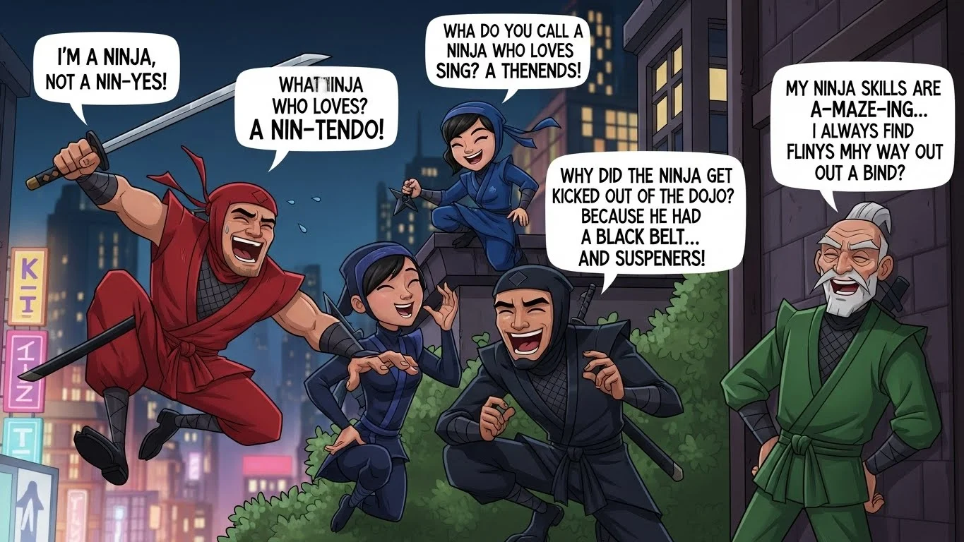 Ninja Puns One Liners