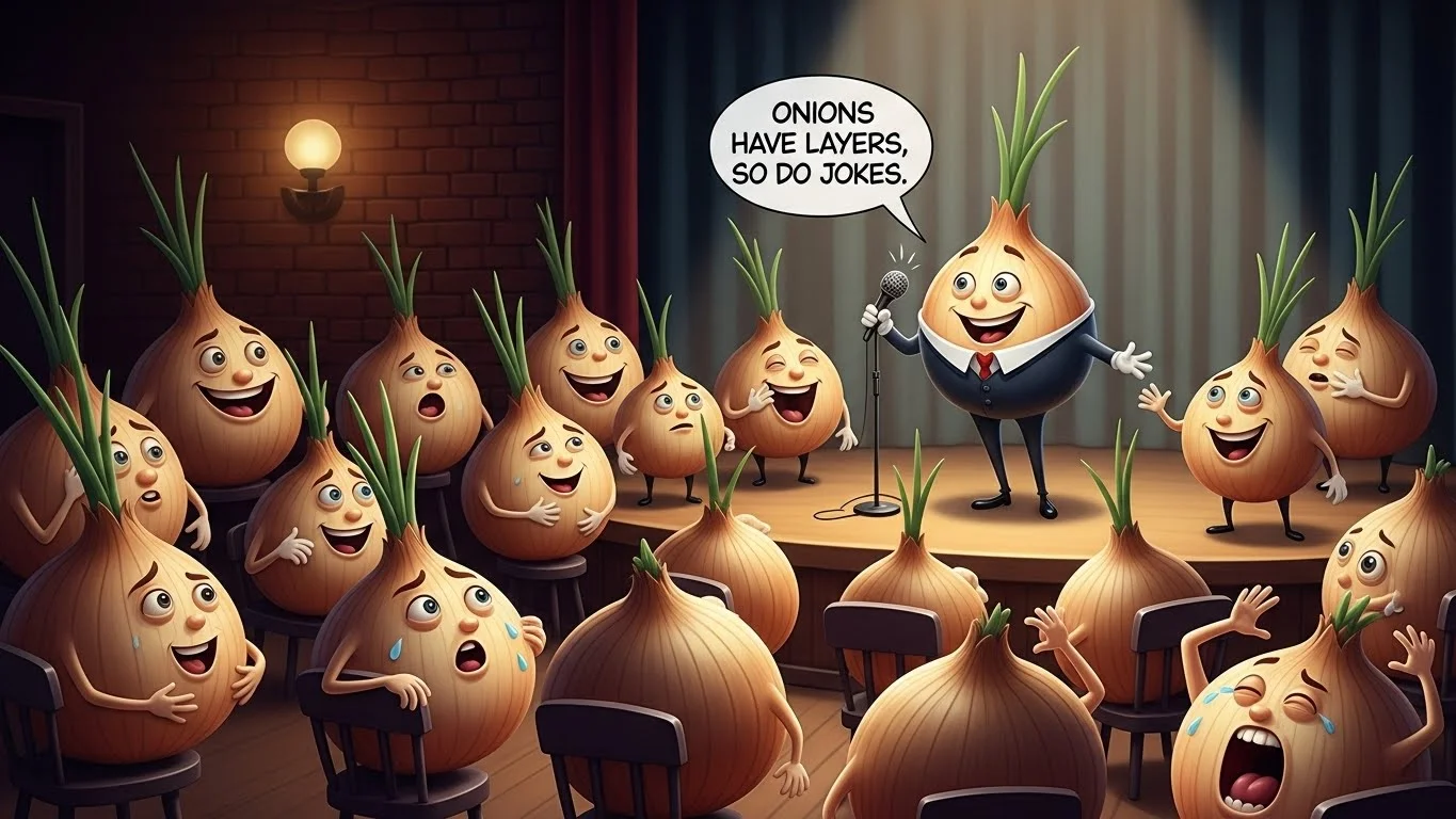 Onions Have Layers, So Do Jokes