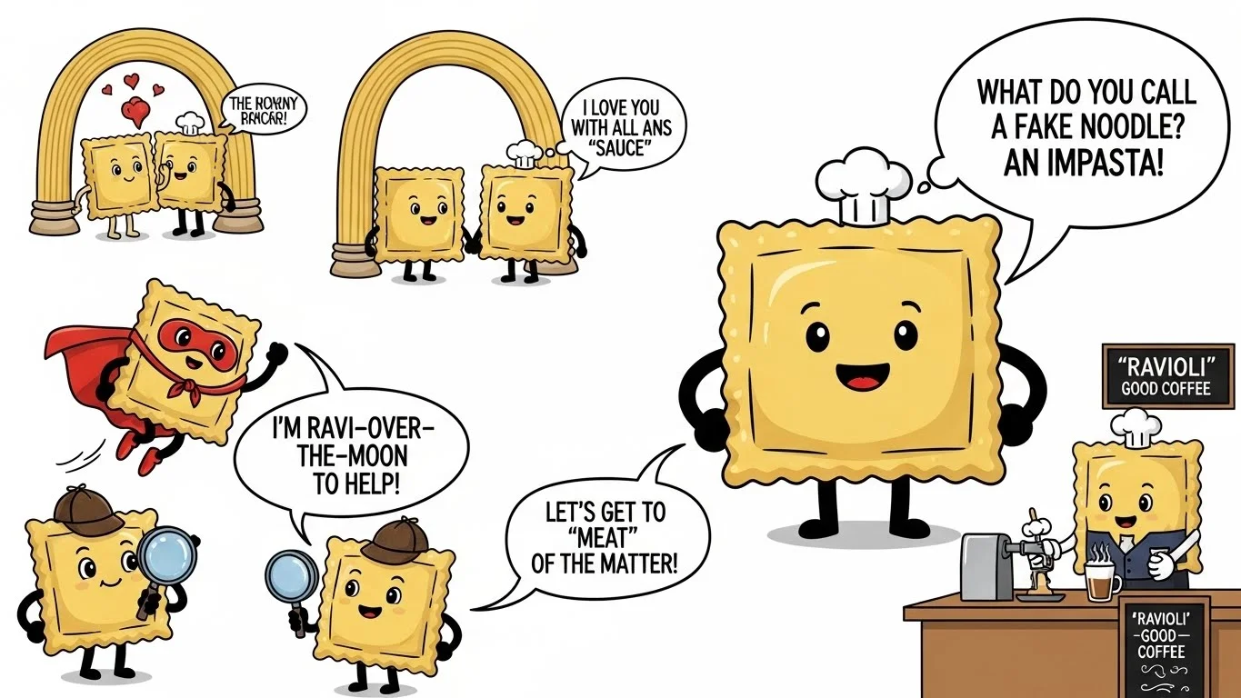 Ravioli Puns One-Liners