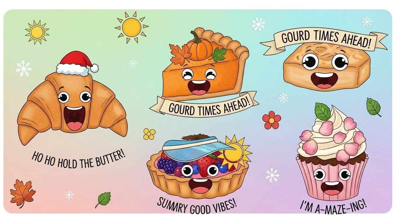 Seasonal Pastries Puns