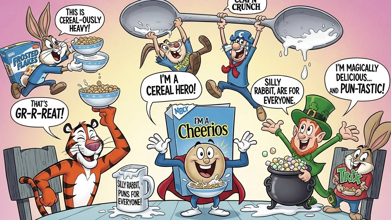 Short Cereal Puns