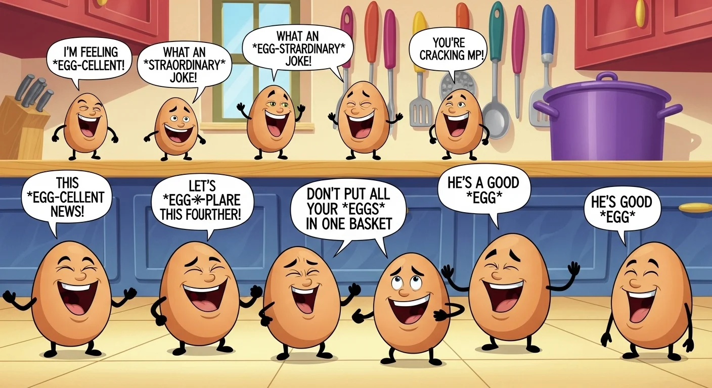 Short Egg Puns