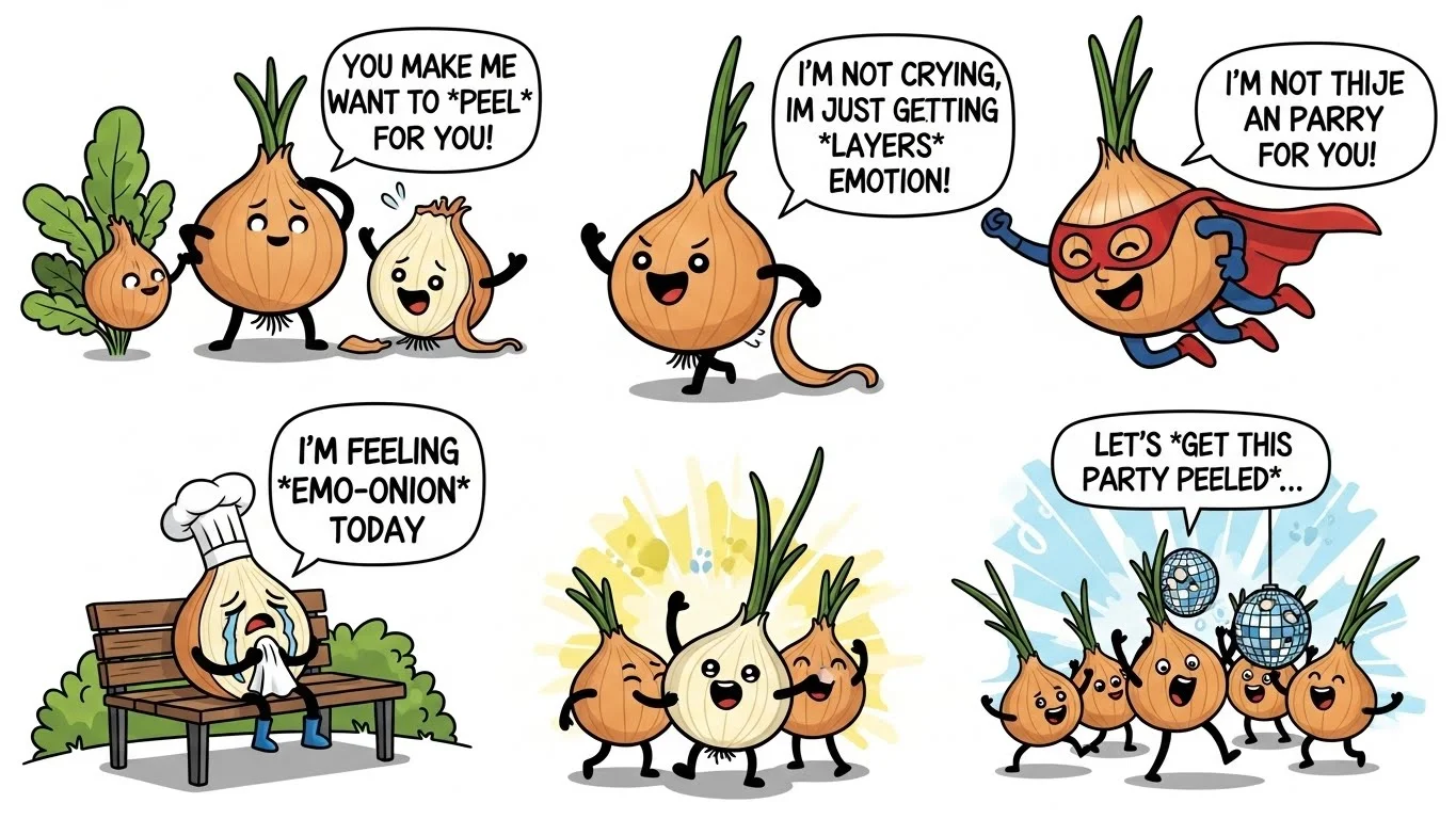 Short Onion Puns
