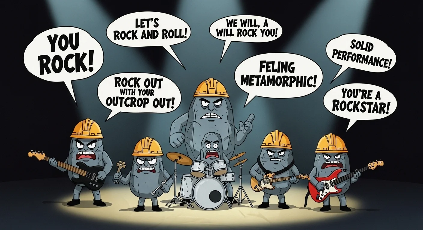 Short Rock Puns