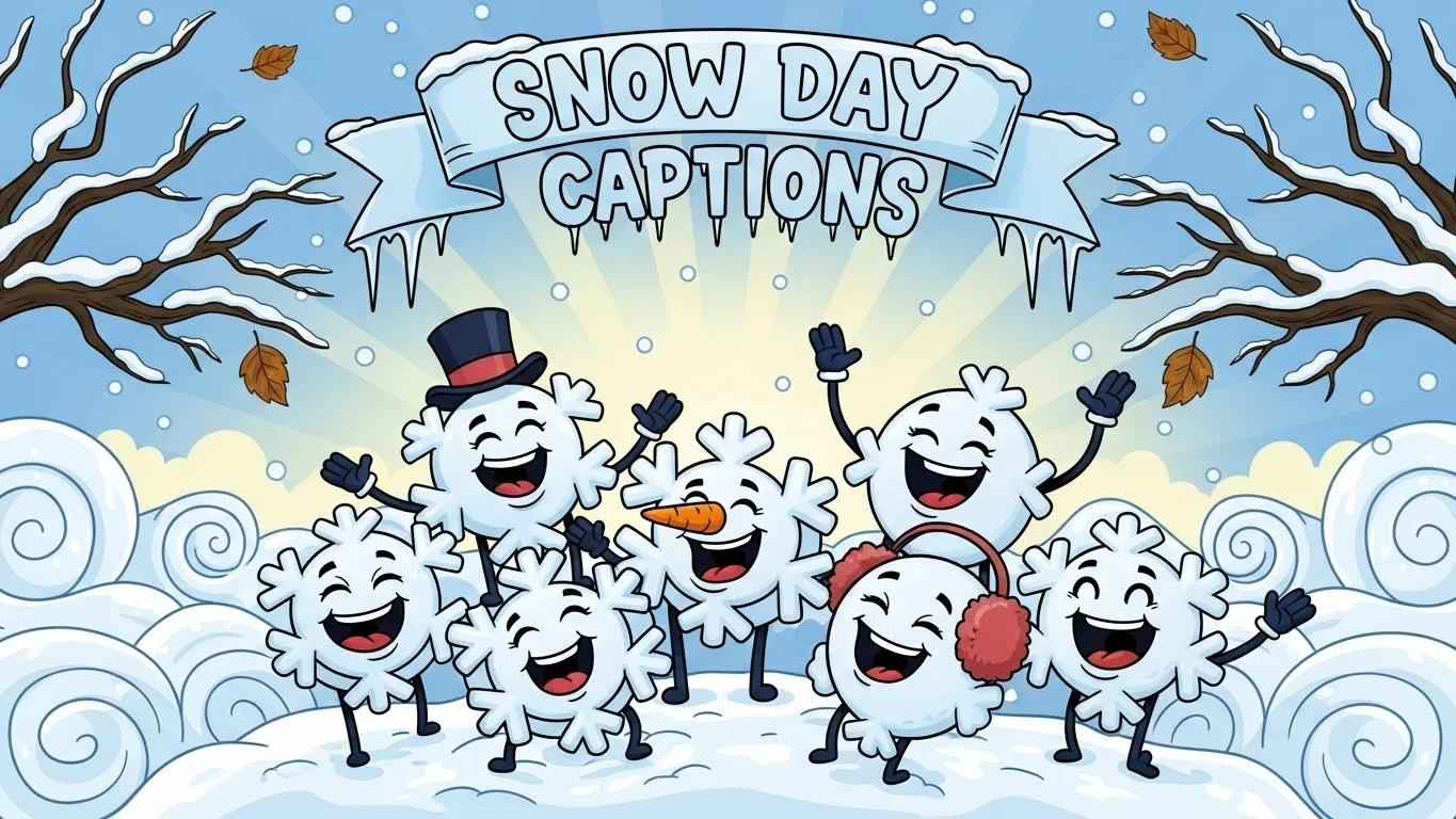 Snow Day Captions