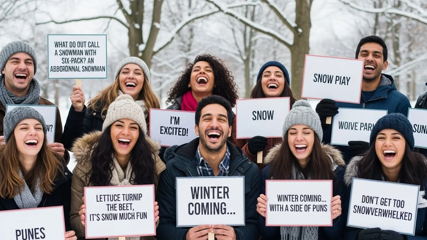 Snowy Short Puns