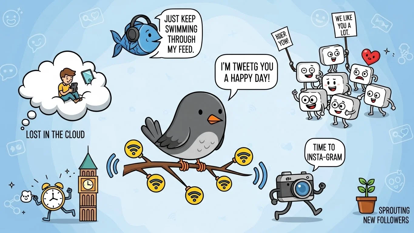 Social Media Puns Captions